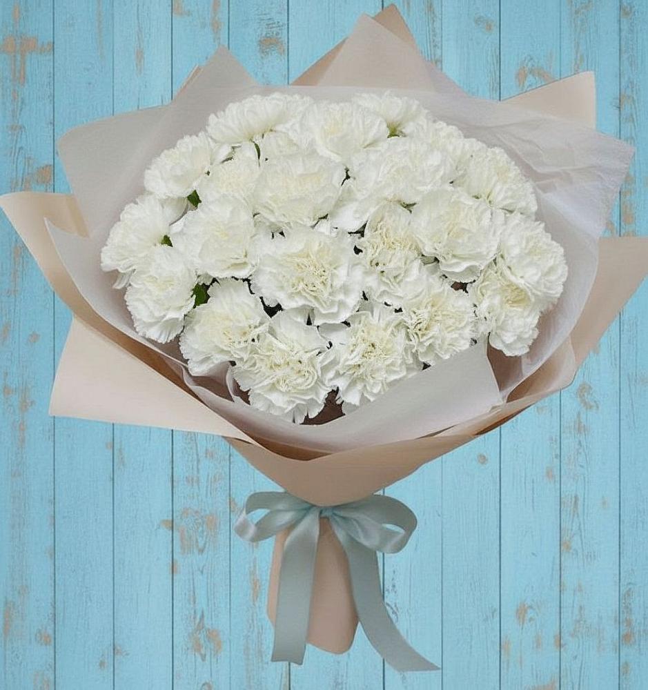 Букет цветов из: Гвоздики в Выдрино