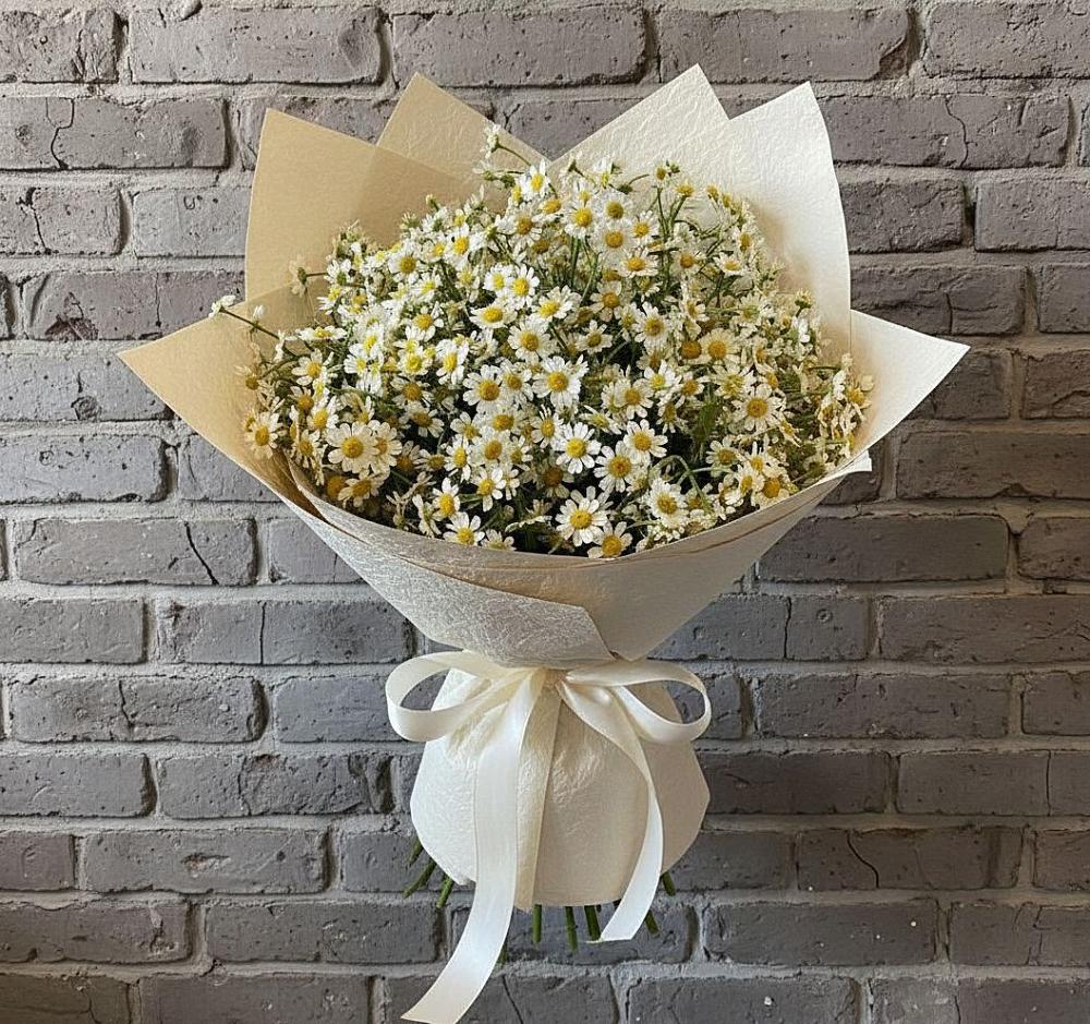 Букет цветов из: Ромашки в Выдрино