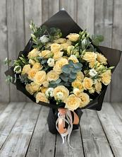 Букет цветов из:  Розы и Лизиантусы в Выдрино