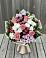 Букет цветов из: Альстромерии, Гвоздики, Розы и Хризантемы в Выдрино