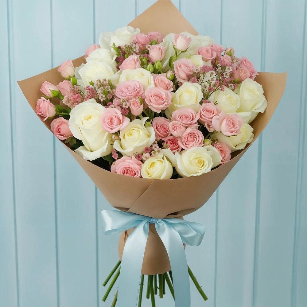 Букет цветов из: Розы в Выдрино