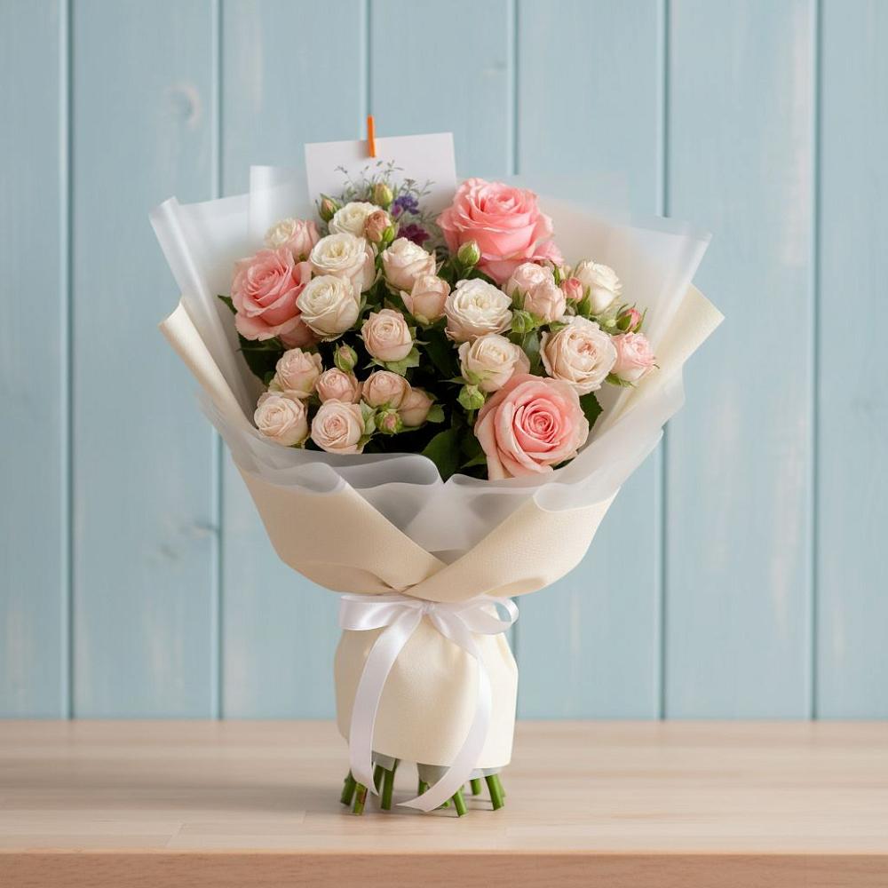 Букет цветов из: Розы в Выдрино