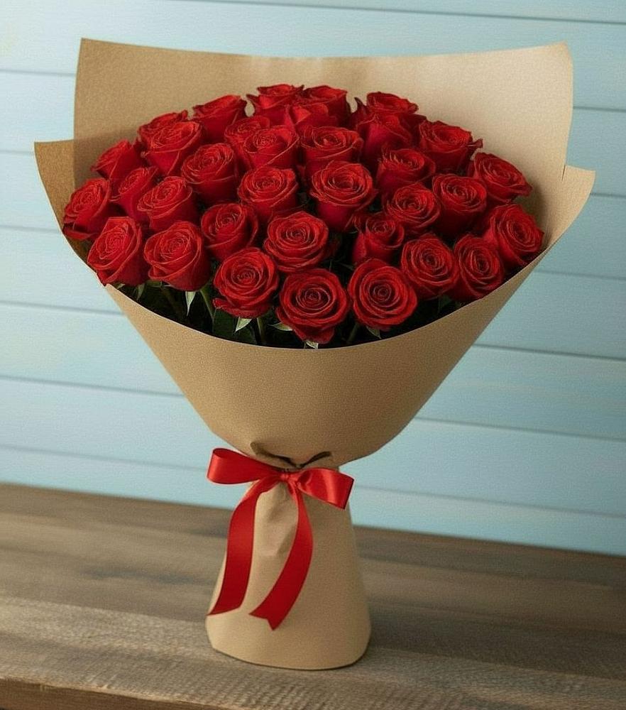 Букет Красные розы Милано в Выдрино