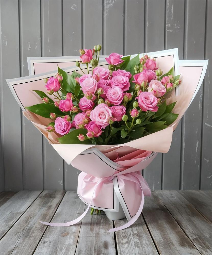 Букет Розовый кустик в Выдрино