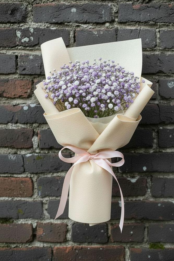 Букет цветов из: Гипсофила в Выдрино