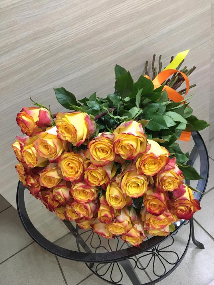 Букет Желтые розы в Выдрино