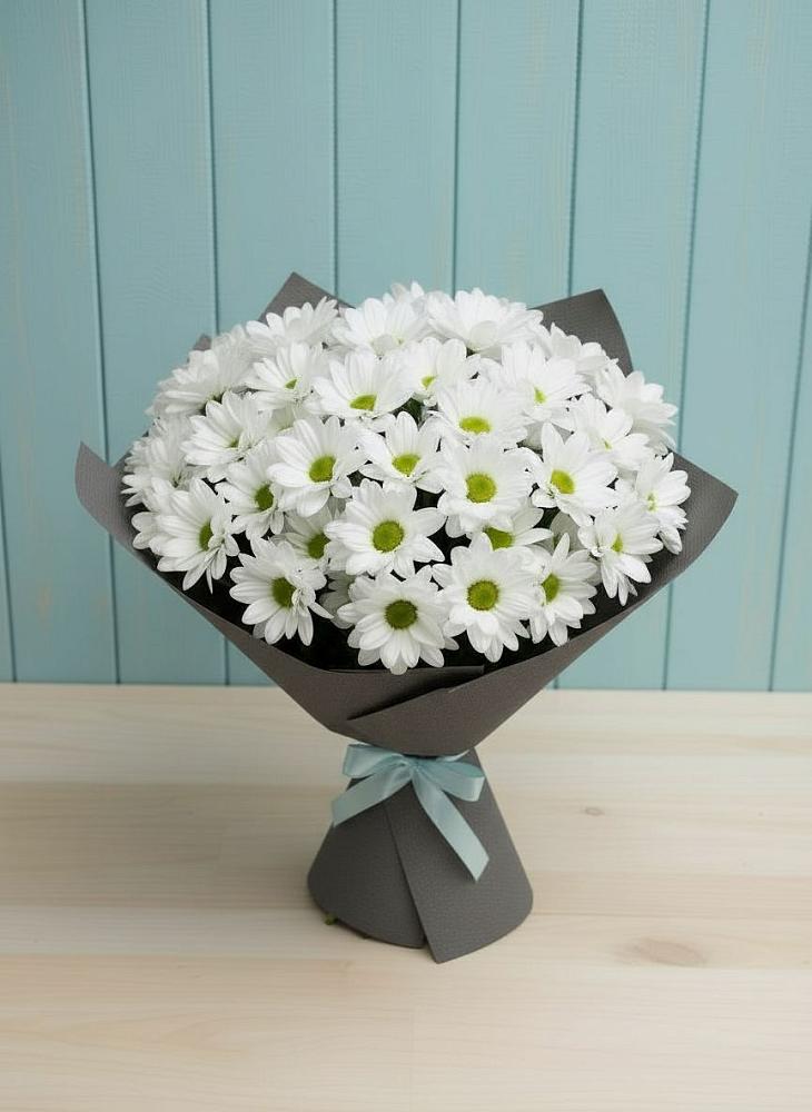 Букет цветов из: Хризантемы в Выдрино