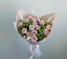 Букет цветов из:  Розы и Хризантемы в Выдрино