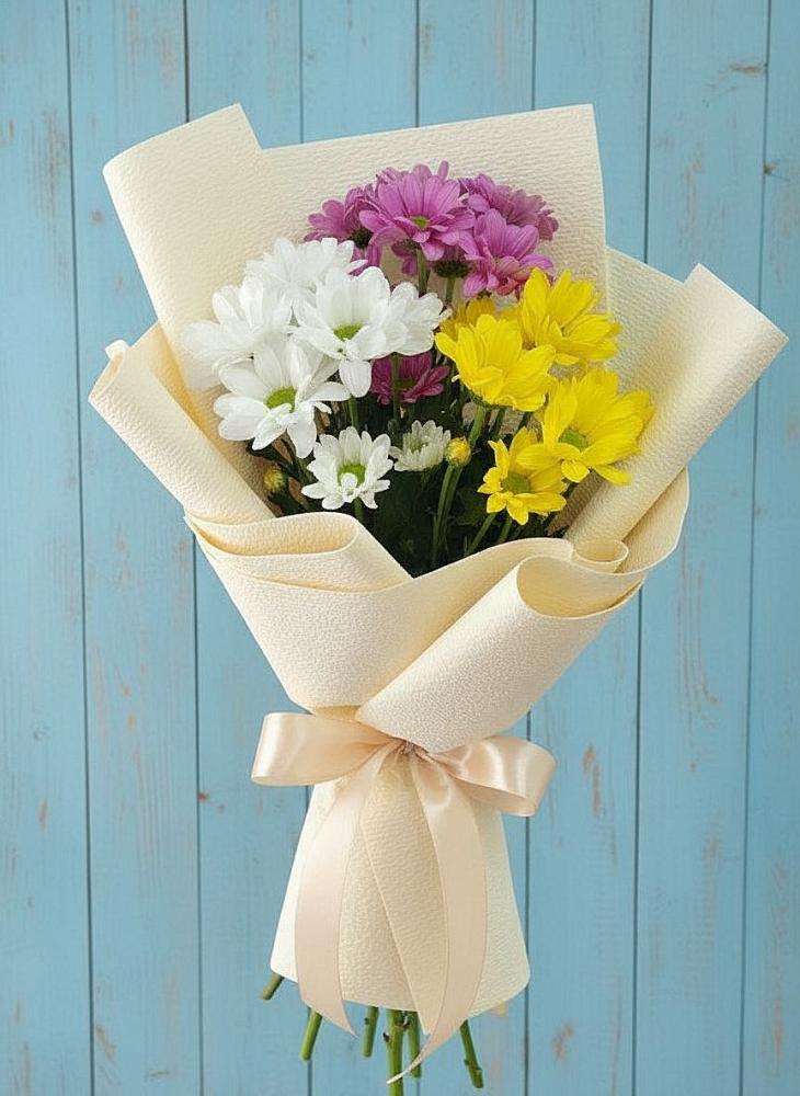 Букет цветов из: Хризантемы в Выдрино