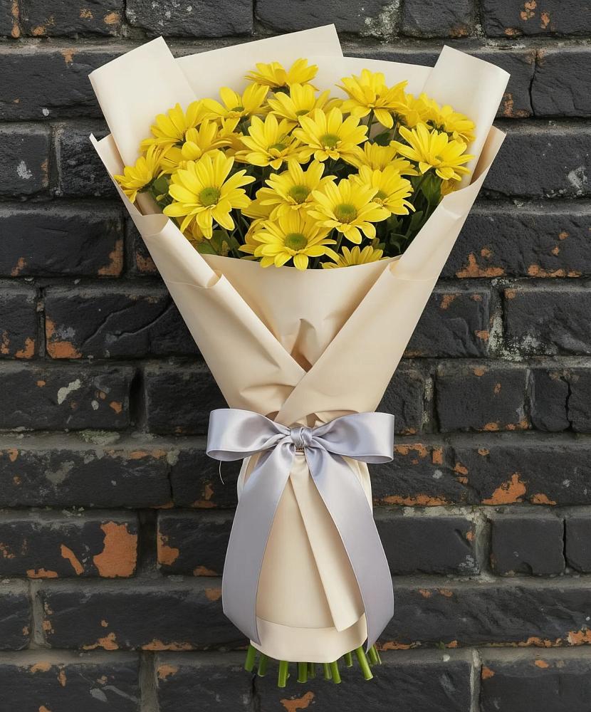 Букет цветов из: Хризантемы в Выдрино
