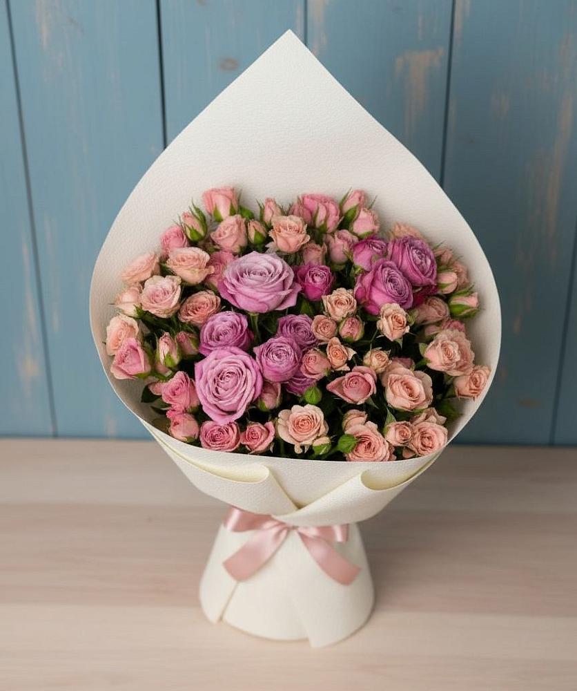 Букет цветов из: Розы в Выдрино