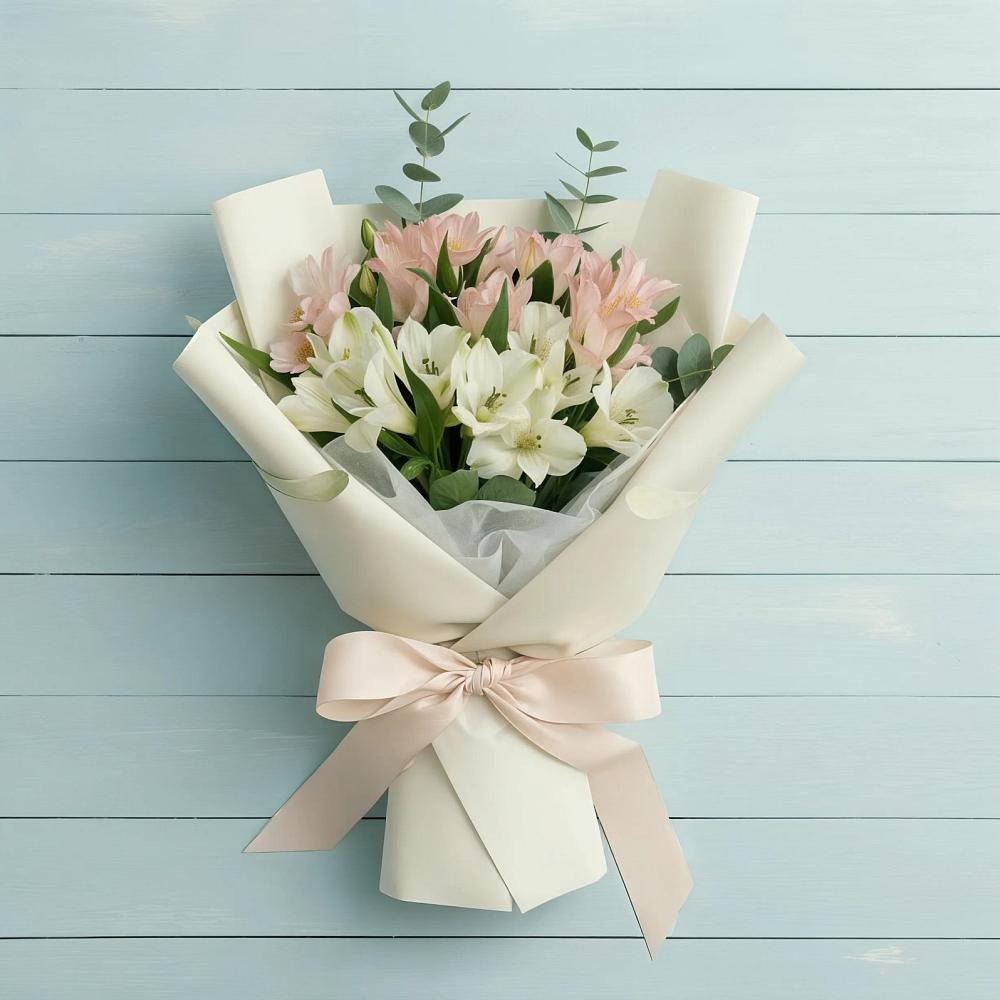 Букет цветов из: Альстромерии в Выдрино