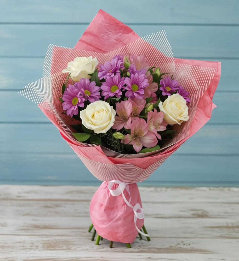 Букет цветов из: Герберы в Выдрино