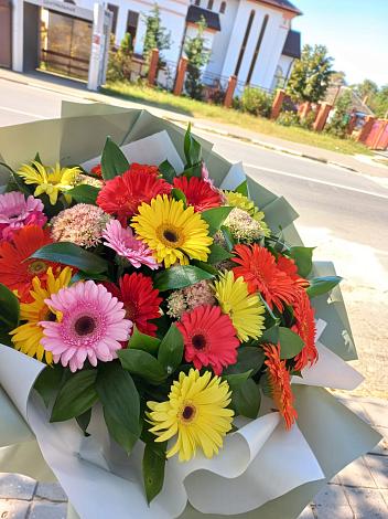 Букет цветов из: Герберы в Выдрино