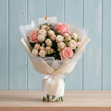 Букет цветов из:  Розы в Выдрино